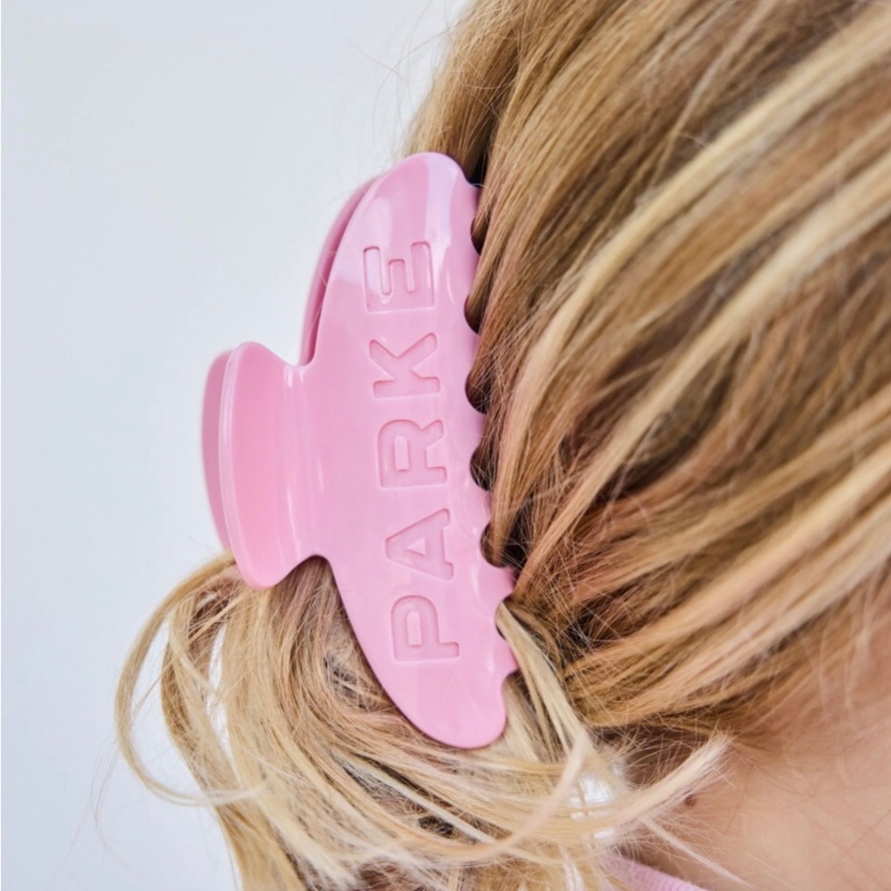 Parke Pink Hair Claw Clip - Gentle Grip Accessory